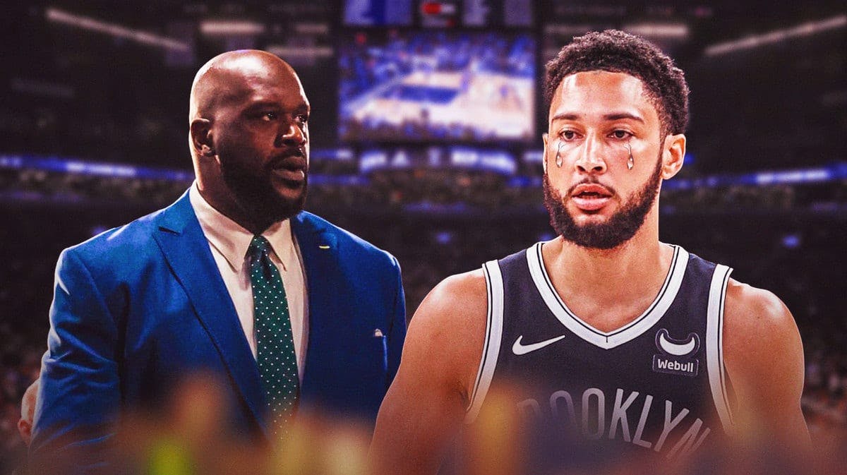 The Brooklyn Nets' Ben Simmons got roasted by Shaquille O'Neal.