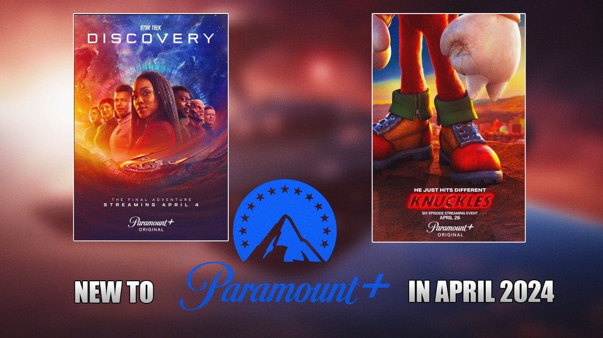 Star Trek: Discovery, Knuckles posters; New to Paramount+ in April 2024