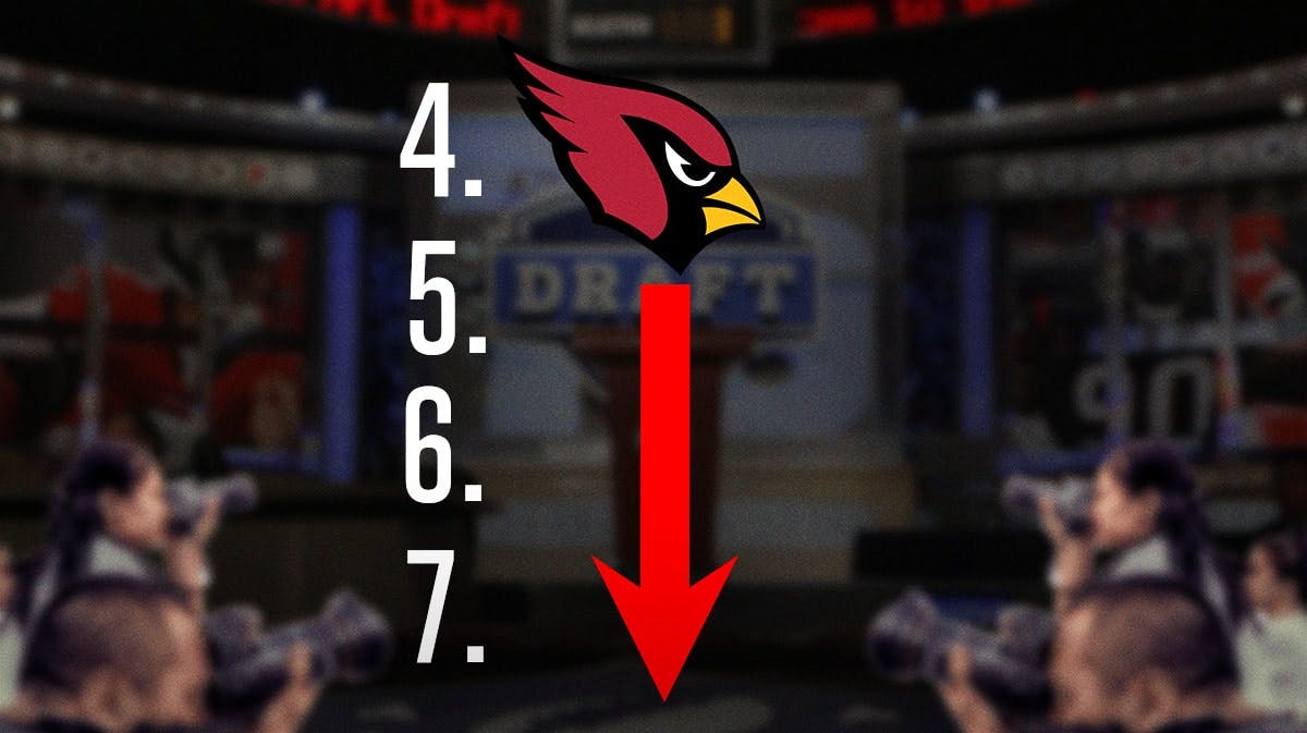 The Arizona Cardinals trading down in the 2024 NFL Draft.
