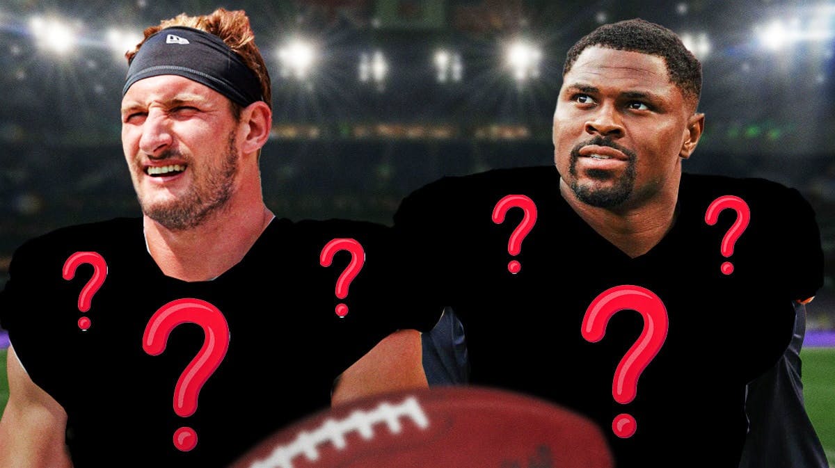 Chargers' Joey Bosa and Khalil Mack photoshopped to be wearing jerseys with question marks