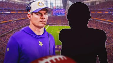 Minnesota Vikings coach Kevin O'Connell and Trey Lance