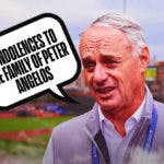 MLB commissioner Rob Manfred offers condolences to Angelos family