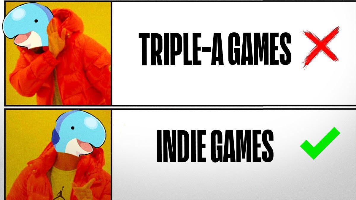 Palworld Triple-A Games Indie Games Drake Meme