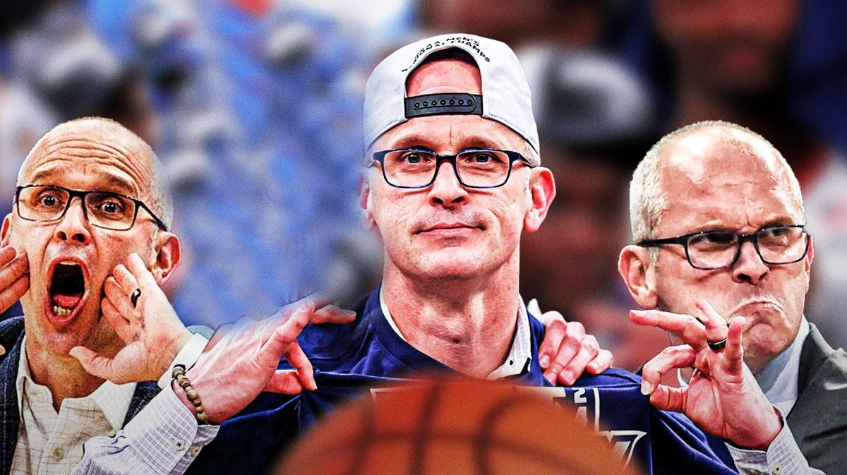Connecticut Huskies head coach Dan Hurley has his team on the verge of winning a second straight NCAA Tournament