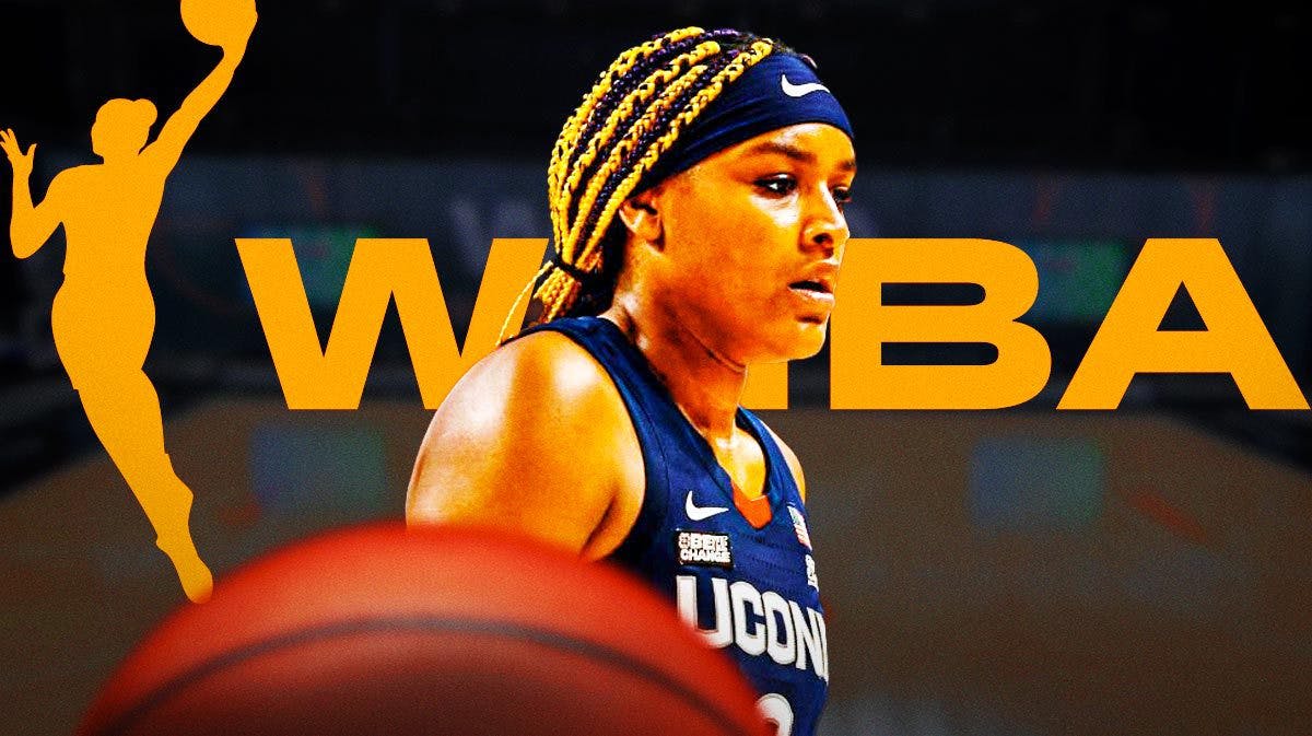 UConn women's basketball player Aaliyah Edwards.