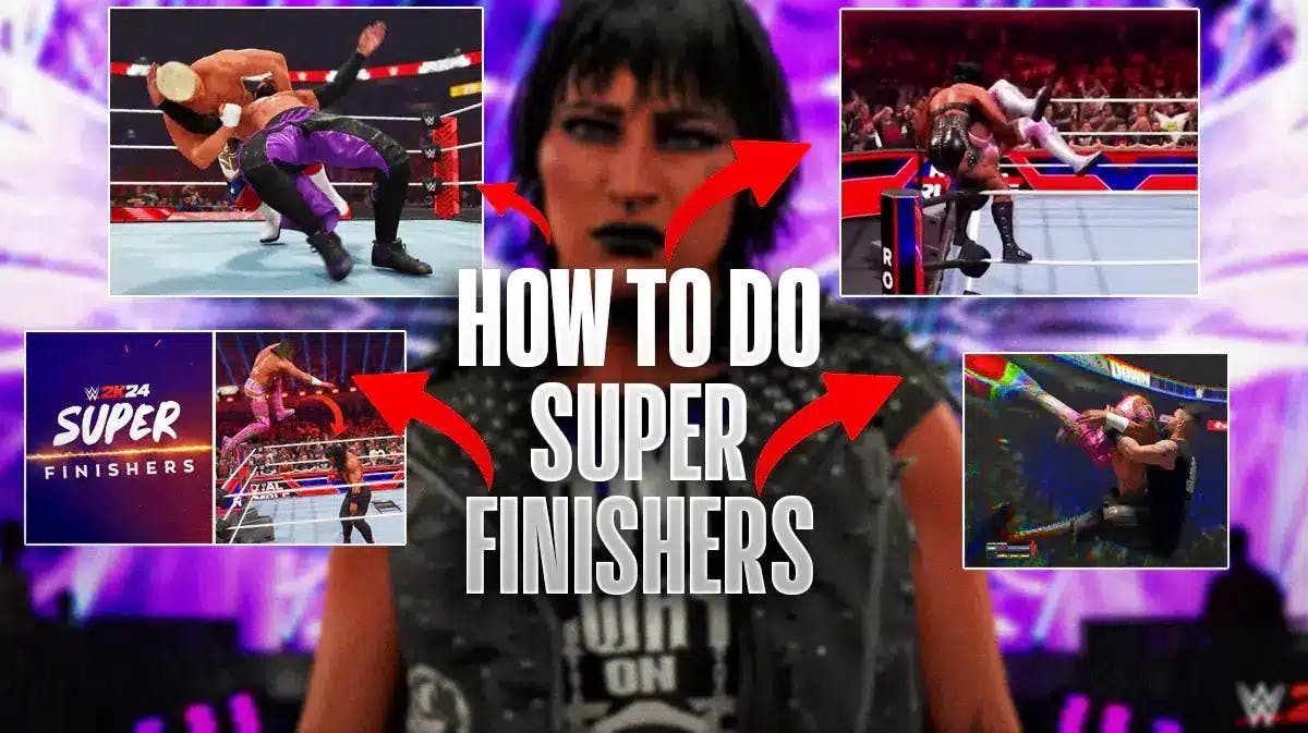 WWE 2K24 Rhea Ripley How to do Super Finishers