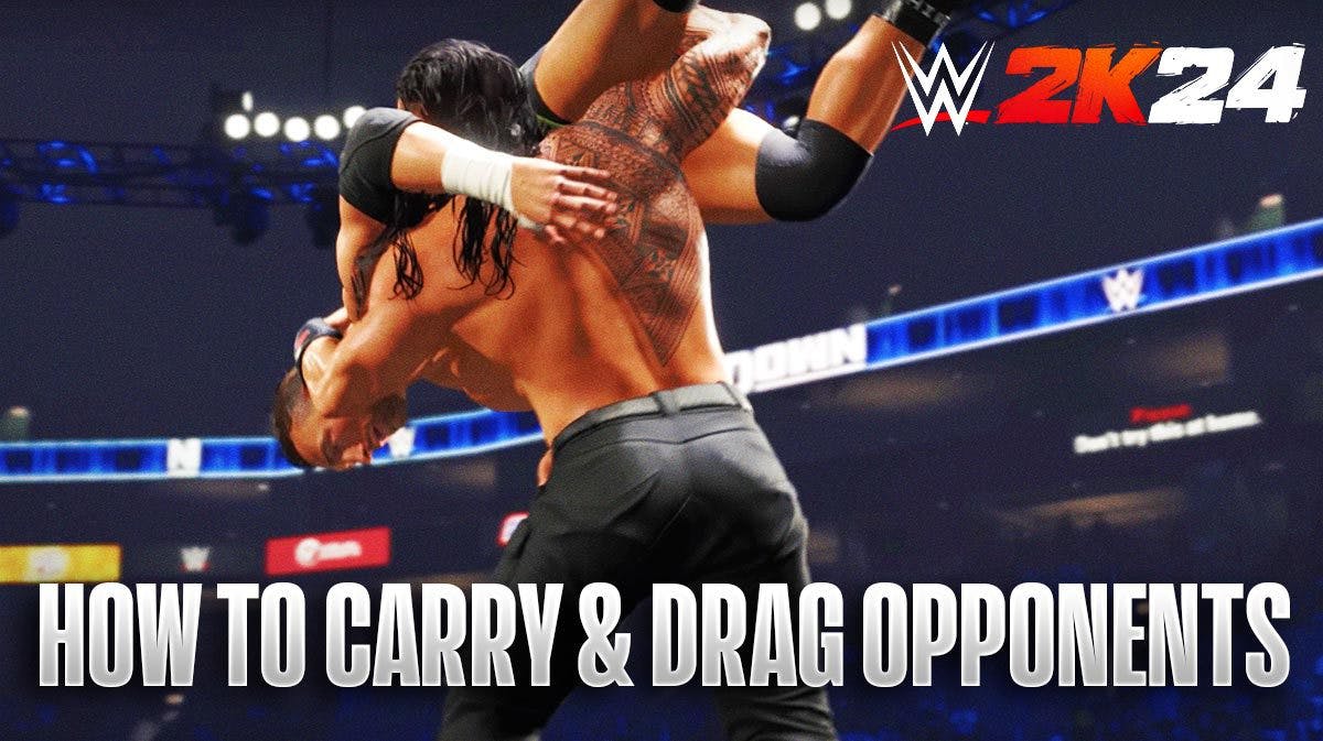 WWE 2K24 How to Carry & Drag Opponents