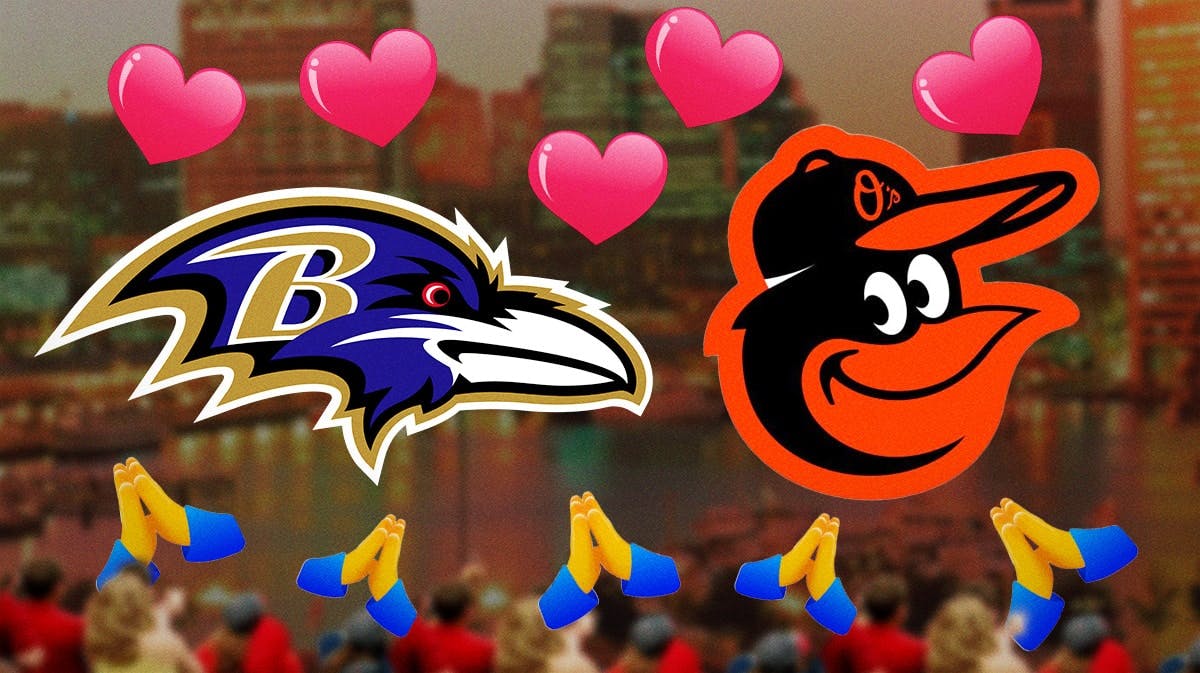 Ravens and Orioles logos