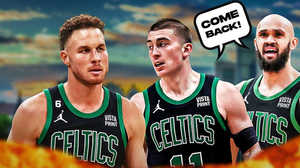 Blake Griffin with Celtics players telling him to come back before retirement.