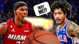 76ers’ Kelly Oubre Jr. hilariously claps back at Jimmy Butler fight comment with 50 Cent meme