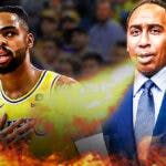 Lakers' D'Angelo Russell, Stephen A. Smith breathing fire on Russell