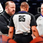 Tom Thibodeau tells NBA referee “you guys are terrible…”