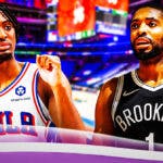 76ers' Tyrese Maxey and Nets' Mikal Bridges