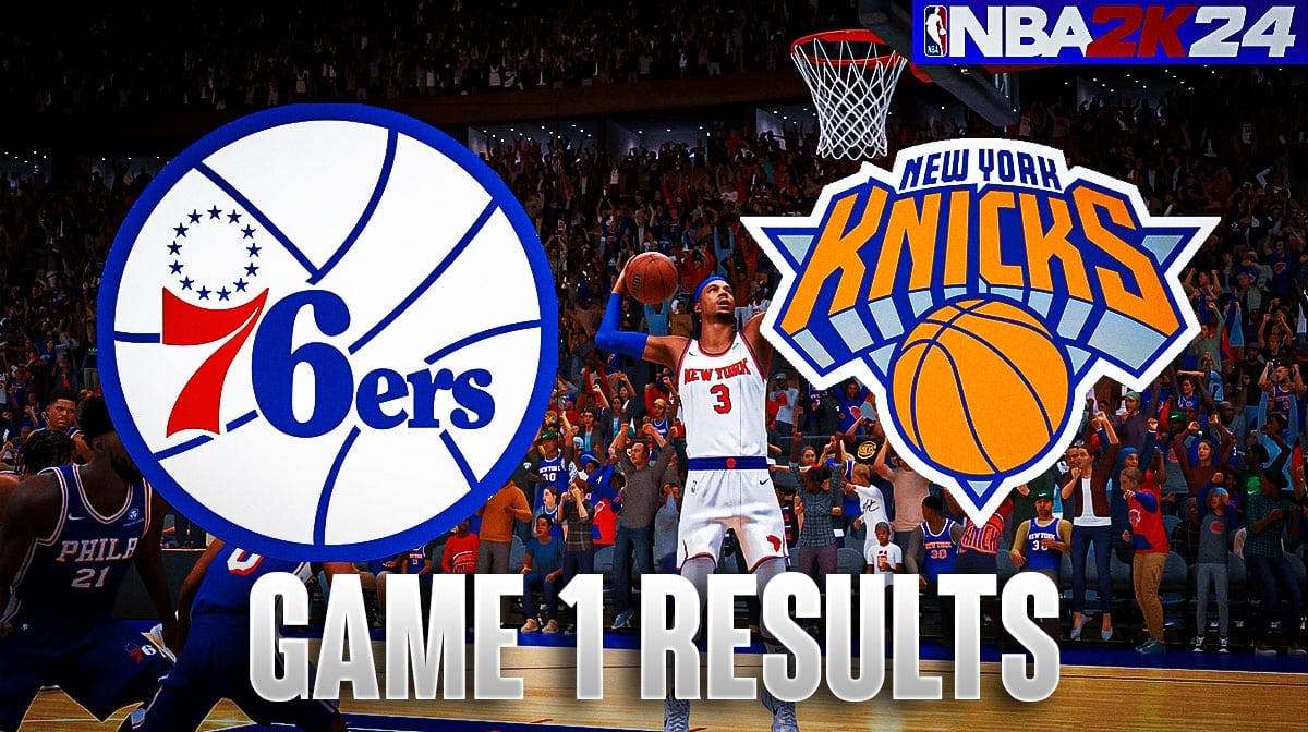 76ers Vs. Knicks Game 1 Results Simulated With NBA 2K24