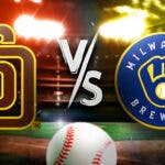 Padres Brewers prediction, odds, pick, how to watch