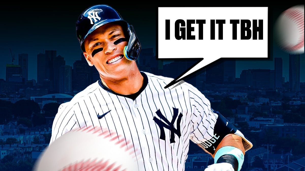 Aaron Judge saying "I get it tbh."