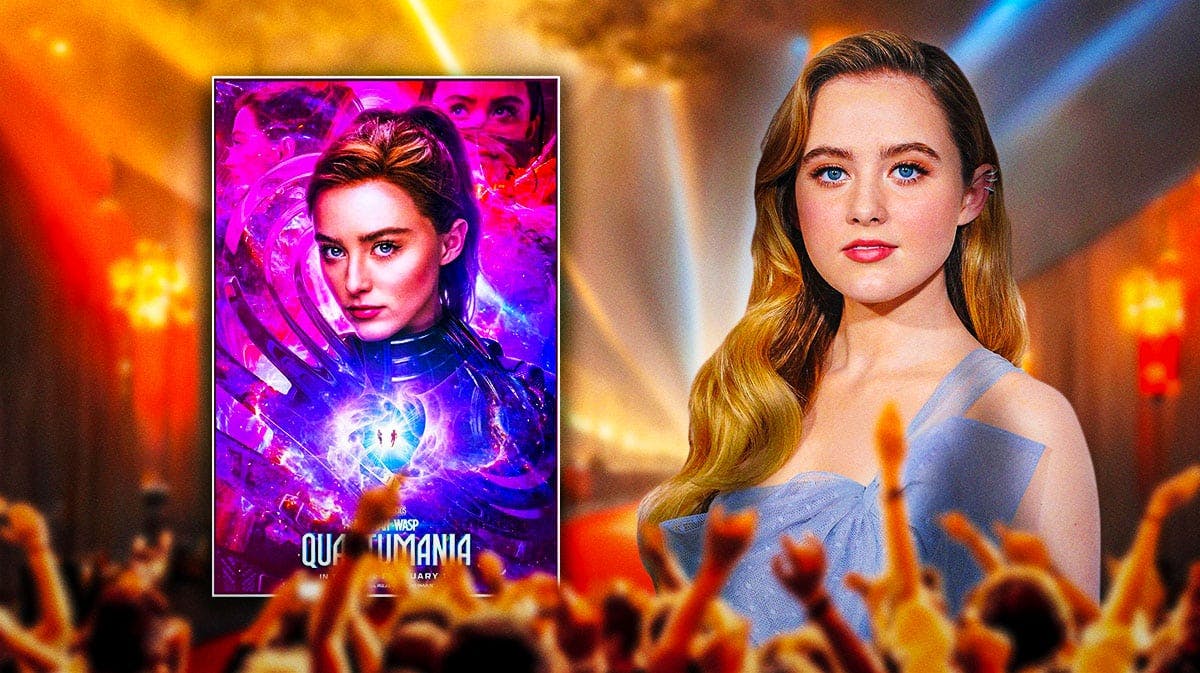 Ant-Man poster and actress Kathryn Newton.