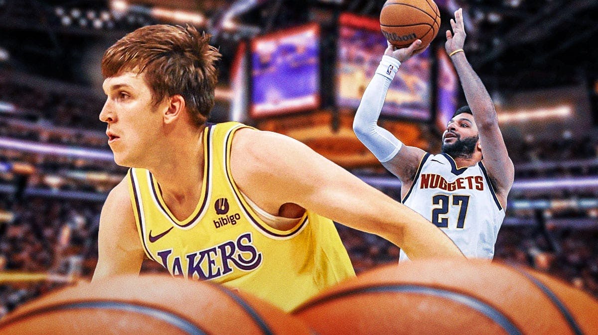 Los Angeles Lakers guard Austin Reaves and Denver Nuggets guard Jamal Murray