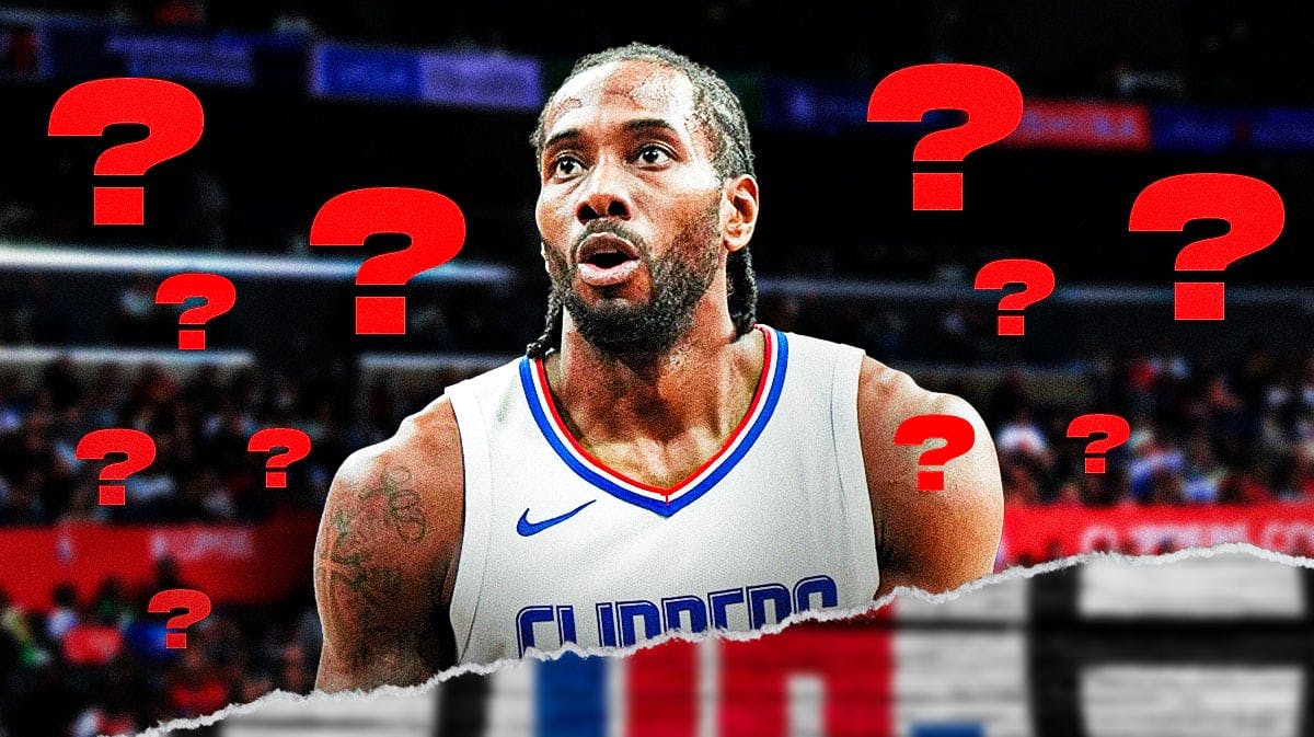 Clippers' Kawhi Leonard surrounded by question marks