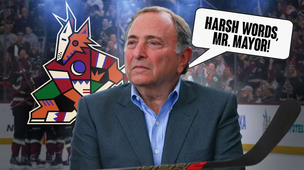 Coyotes arena plan getting ripped apart by Scottsdale mayor David Ortega in front of Gary Bettman.