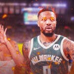 Bucks Damian Lillard with GloRilla after massive NBA Playoffs win over Pacers