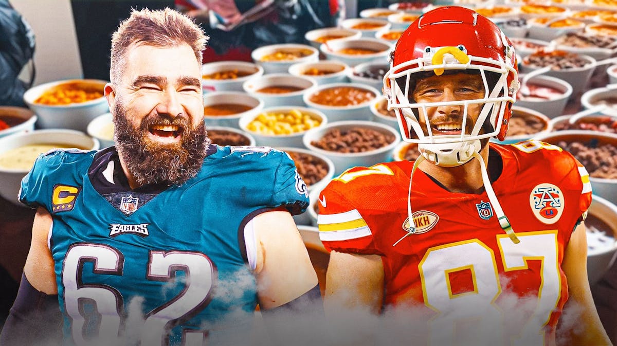 Chiefs Travis Kelce with Eagles Jason Kelce amid missing Super Bowl ring