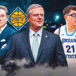 New College Basketball Crown amid NCAA Tournament and NIT