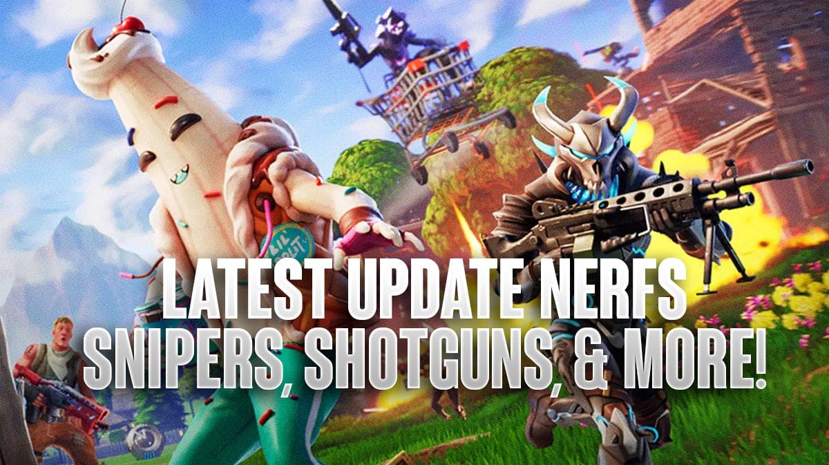 Fortnite's Latest Update Nerfs Snipers, Shotguns, & More