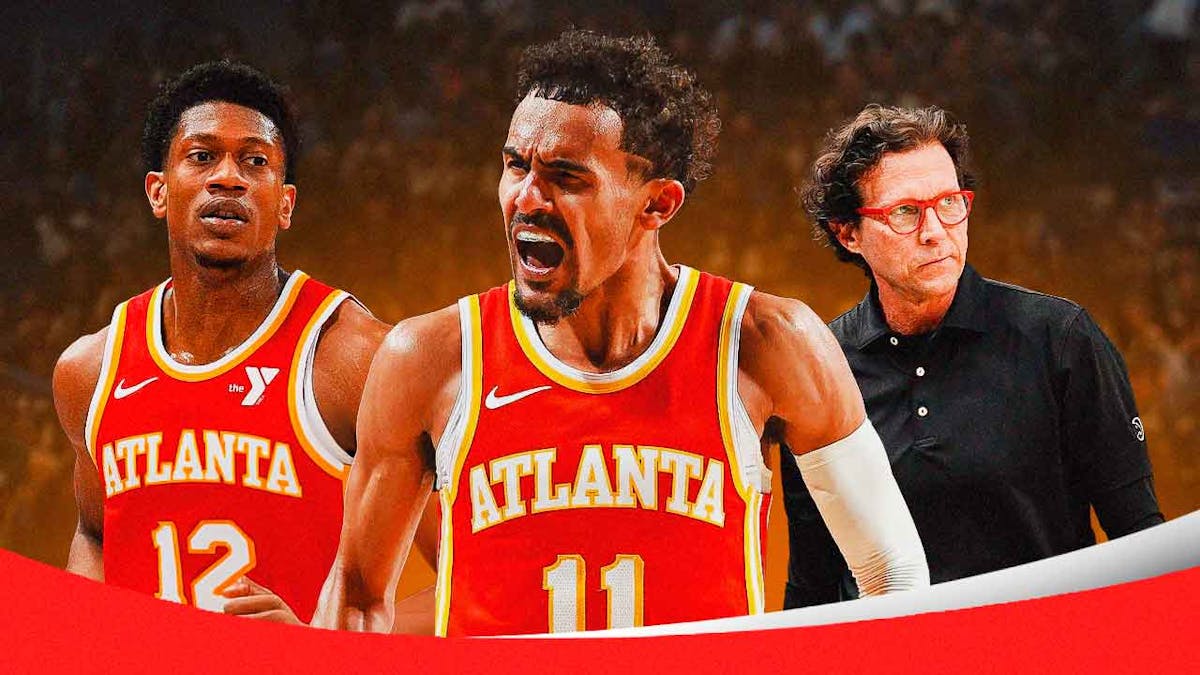 Hawks' Trae Young, De'Andre Hunter, and Quin Snyder all angry