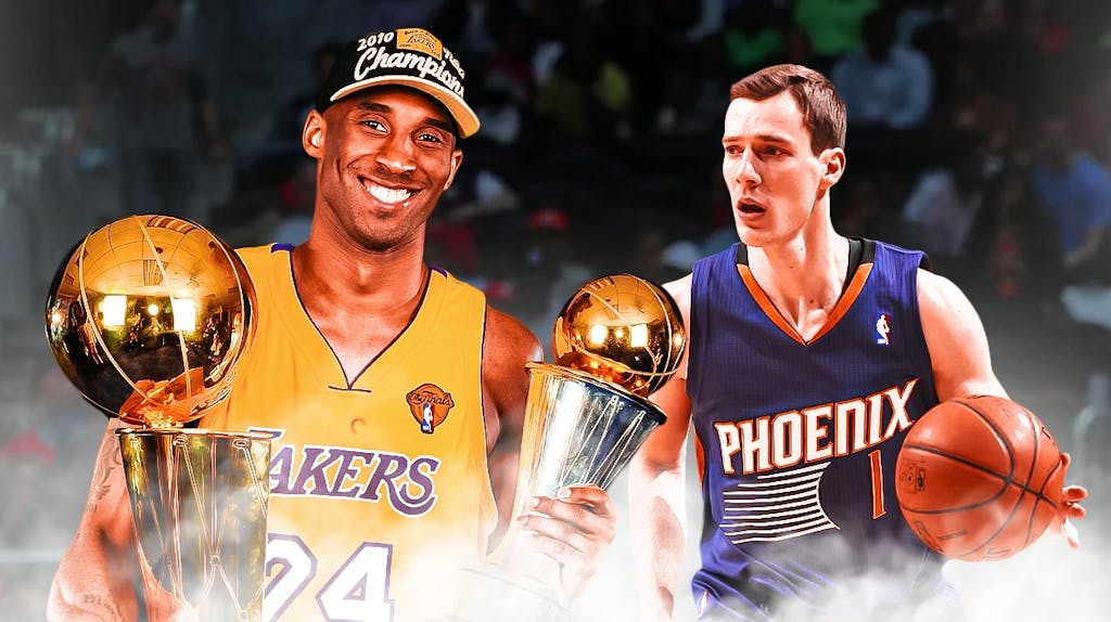 Lakers Kobe Bryant and Suns Goran Dragic amid 2010 NBA Playoffs clash