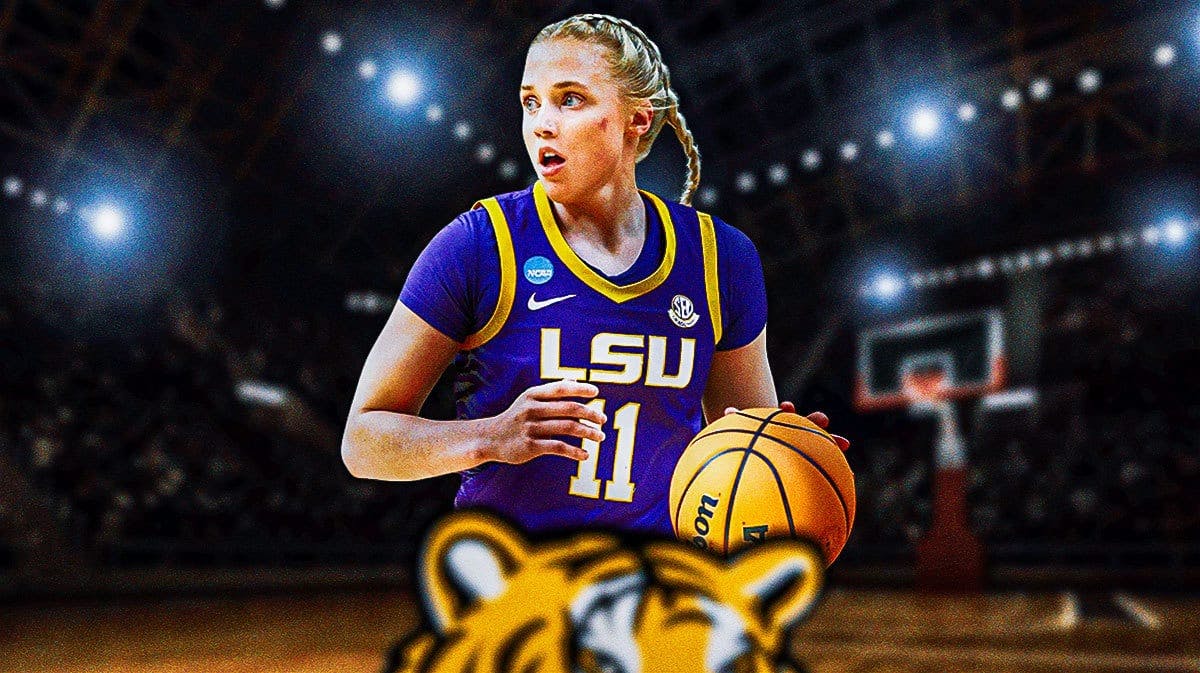 LSU women’s basketball player Hailey Van Lith