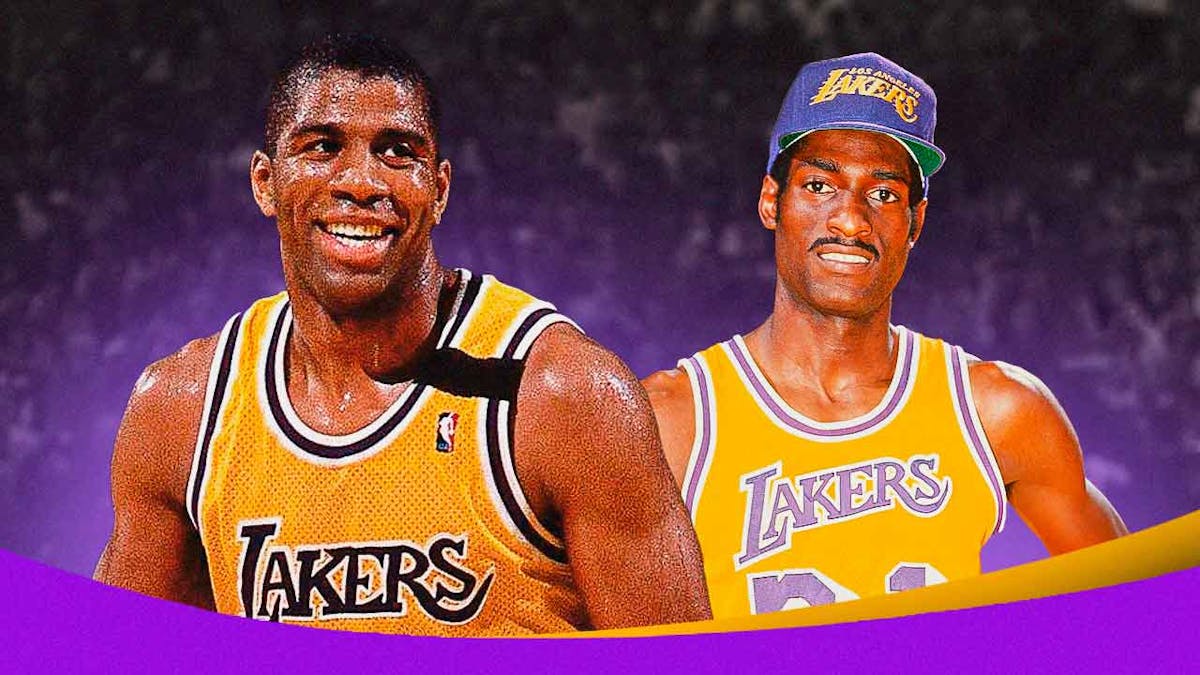Lakers teammates Magic Johnson and Michael Cooper Hall of Fame