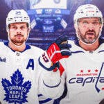 Auston Matthews joining Alex Ovechkin in elite company after a Maple Leafs win.