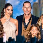 Matthew McConaughey and his family.
