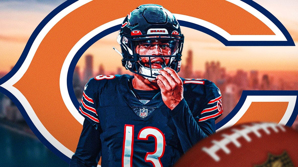 New Chicago Bears quarterback Caleb Williams, selected 1st overall in the 2024 NFL Draft