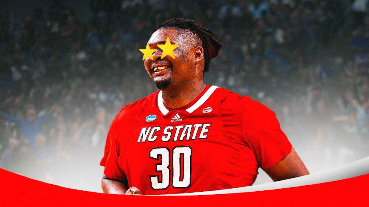 Arguably the biggest star of the 2024 NCAA Tournament, NC State's DJ Burns Jr.
