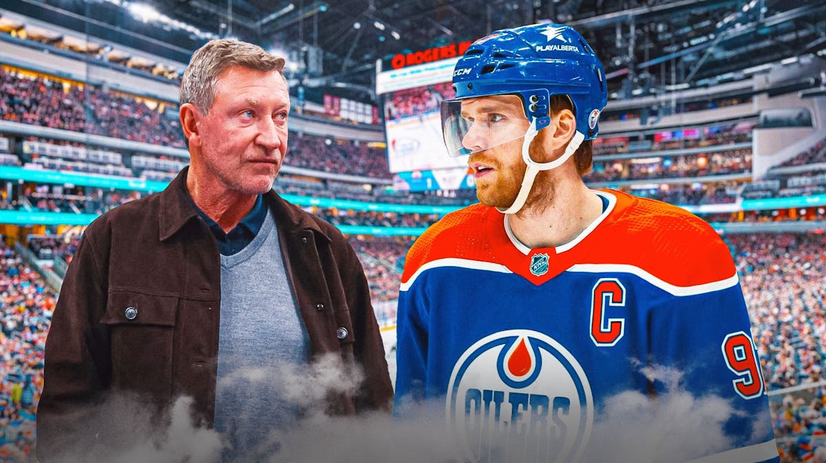 Connor McDavid making Oilers history with Wayne Gretzky.