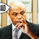 Charles Barkley with hand in face, saying my bad