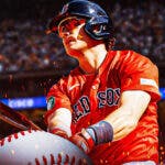 Photo: Bobby Dalbec with fire in his eyes in Red Sox jersey