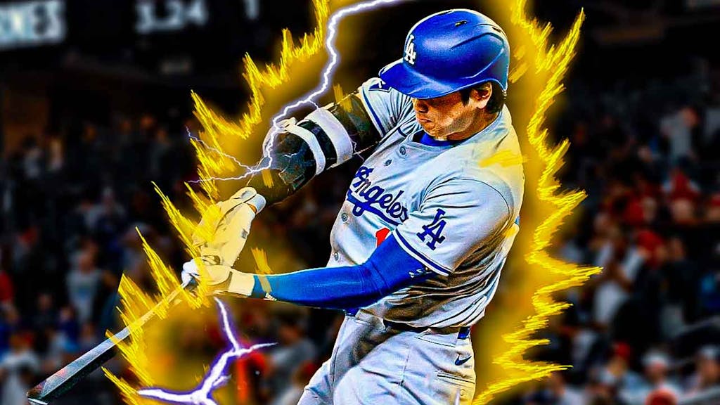 Shohei Ohtani (Dodgers) HITTING while with supersaiyan glow