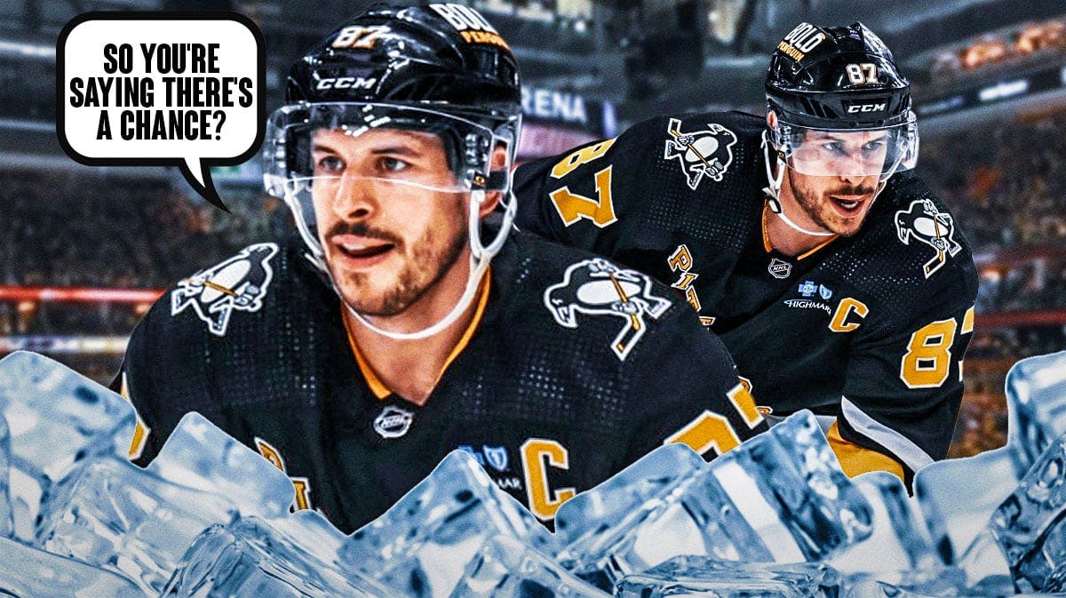 Sidney Crosby saying "so you're saying there's a chance?"
