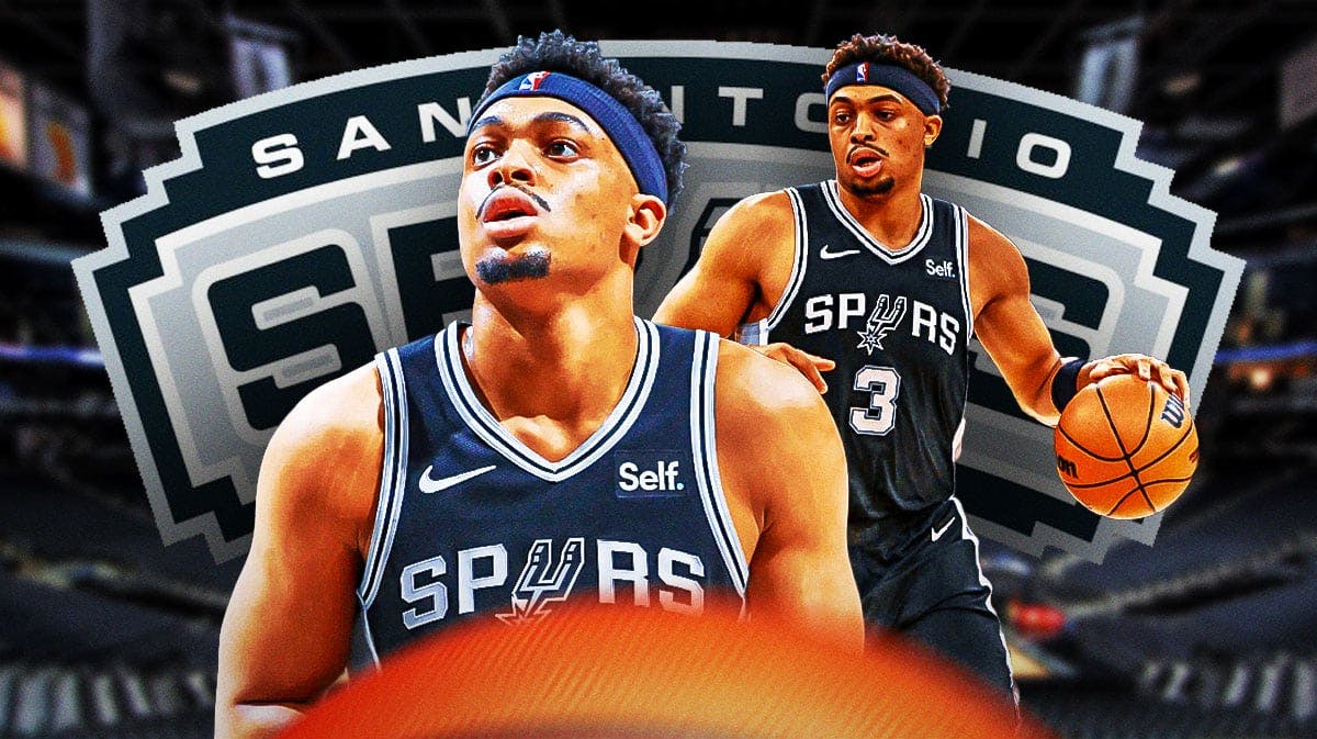 Keldon Johnson image, San Antonio Spurs logo
