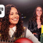 Sue Bird tells Nika Muhl "welcome to the club" with a smile and sunglasses emoji.