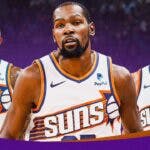 Suns' Kevin Durant, Bradley Beal, and Devin Booker all looking frustrated