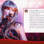 Taylor Swift and her Instagram post.