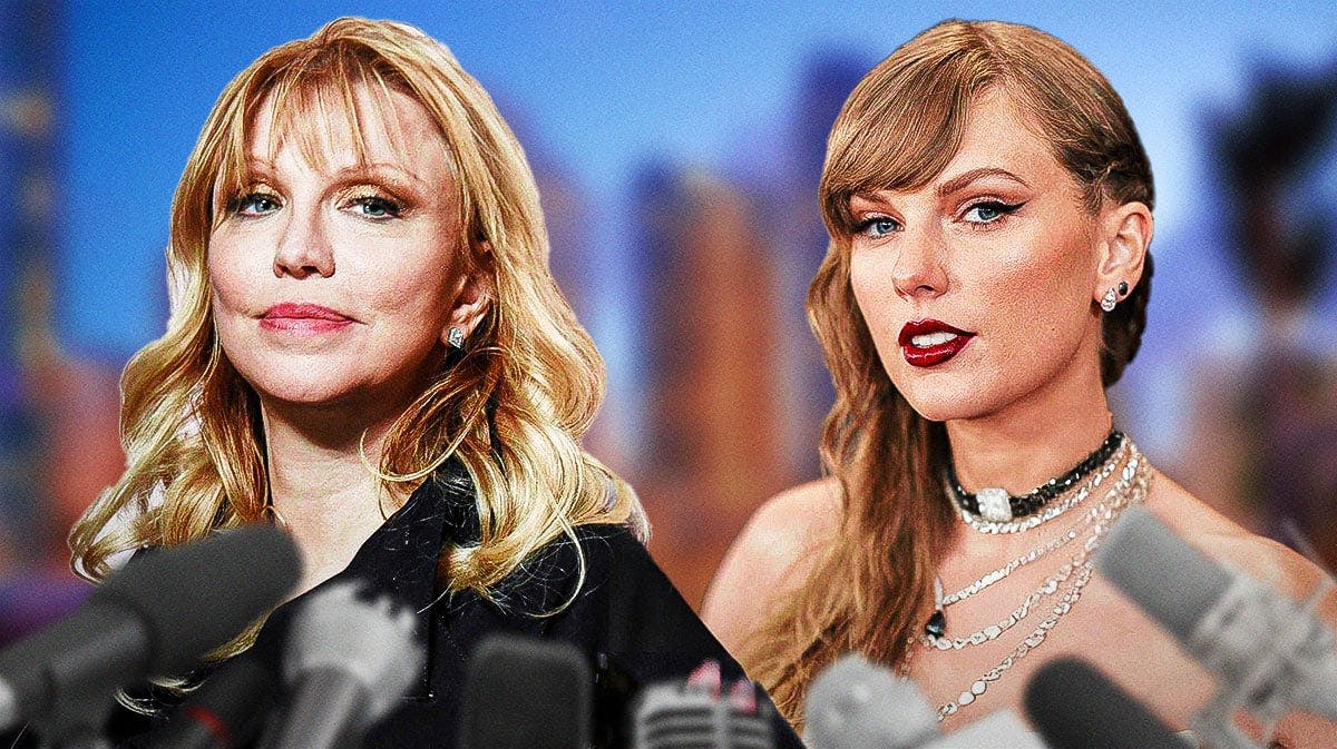 Courtney Love and Taylor Swift.
