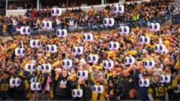 Pittsburgh Steelers fans looking wide-eyed in disbelief.