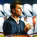 Tom Brady and his seven Lombardi Trophies weighing the option of coming back to the NFL