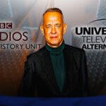 BBC logo, Tom Hanks, UTAS logo
