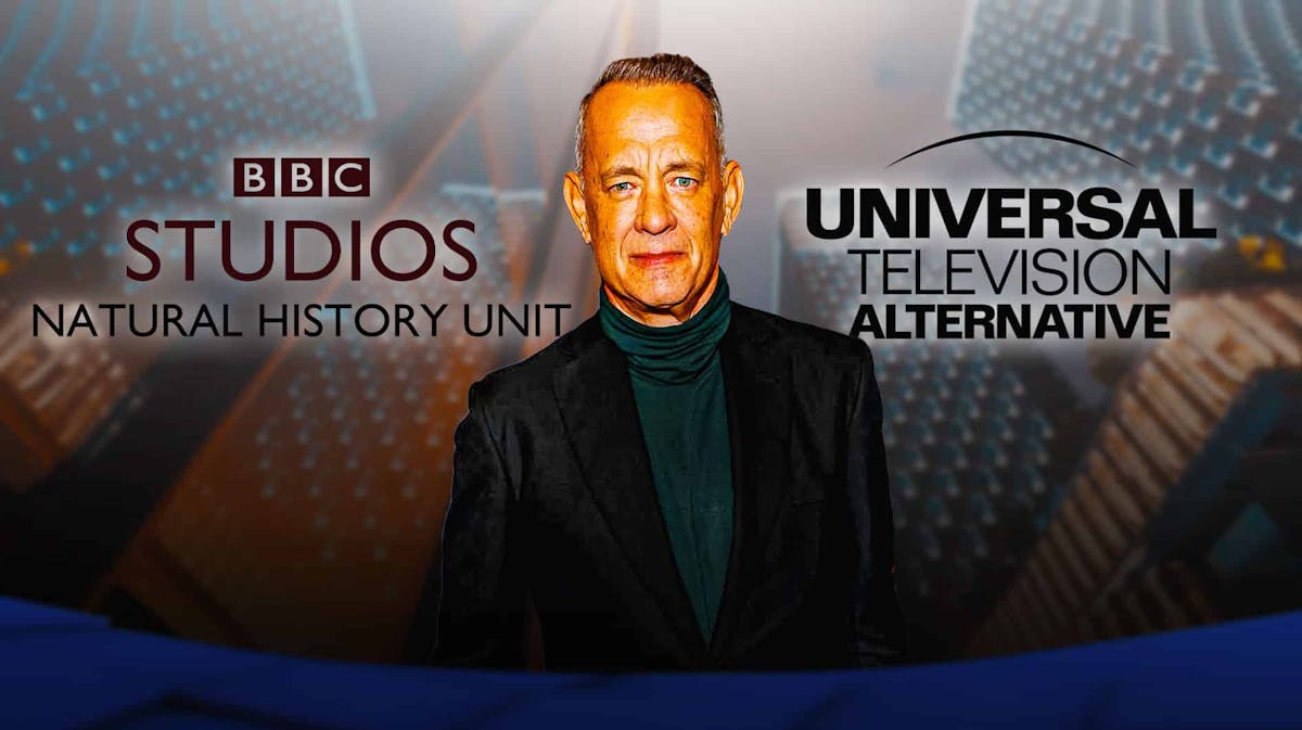 BBC logo, Tom Hanks, UTAS logo